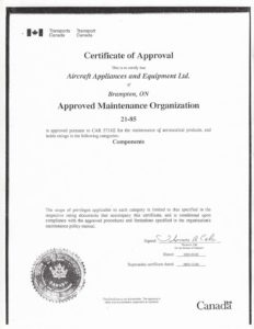 ISO AS1900 certificate